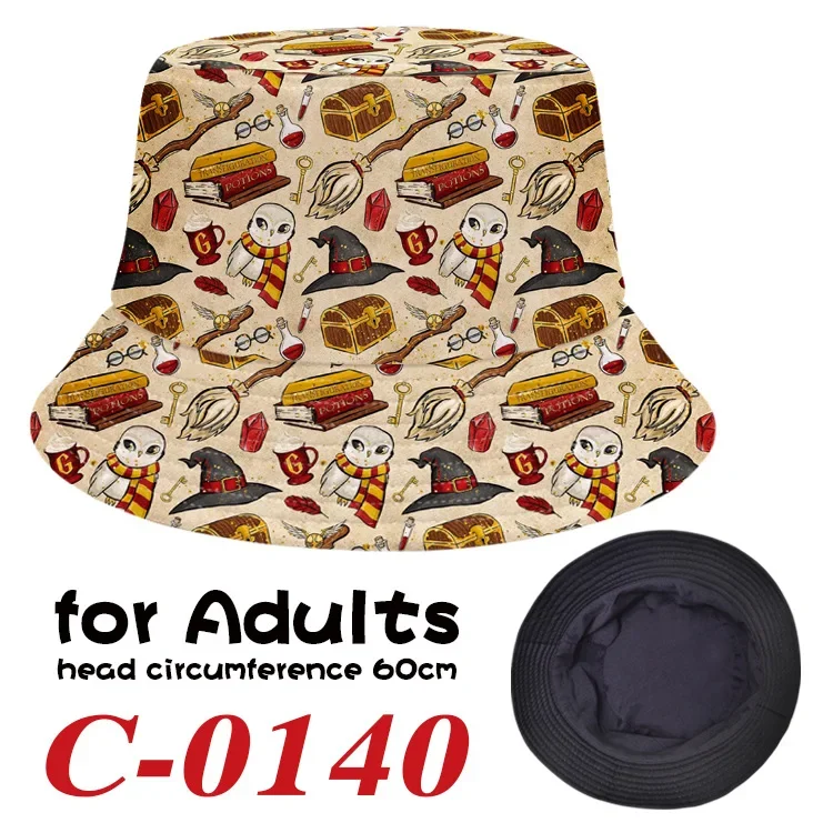 

Harrys beyond Pottered Cartoon Printing Personality Bucket Hats Fishermen Caps Outdoor Casual Cap