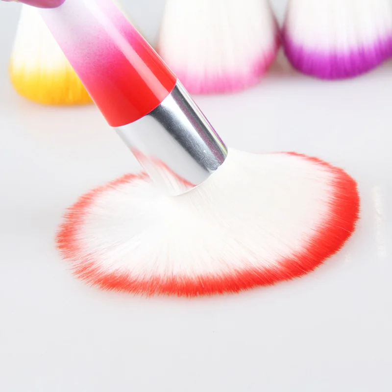 

Soft Hair Nail Brush For Women Girls Powder Application Manicure Art Dust Remover Tool Shrink Resistant Easy