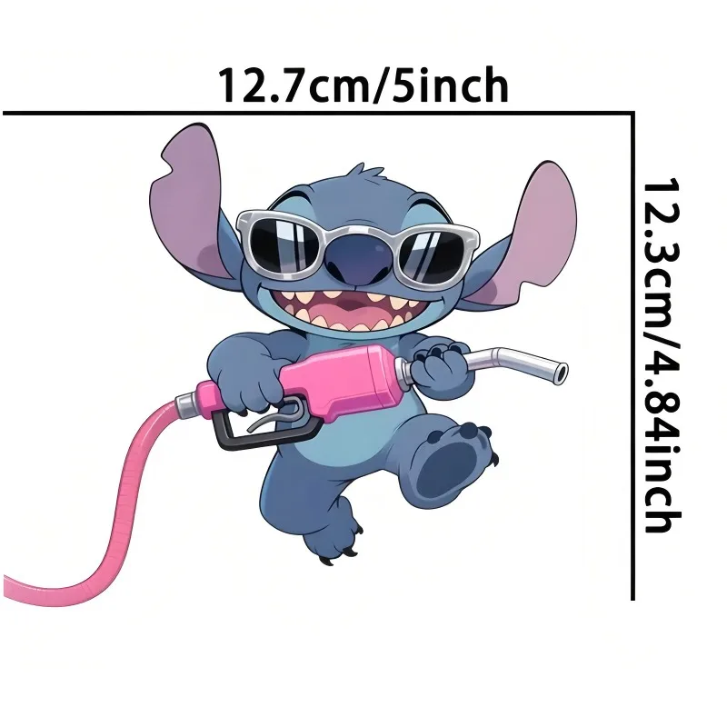 Novo Adesivo Criativo de Anime S-titch Kawaii para Carro, Bicicleta, Laptop e Mesa - Decoração Autoadesiva à Prova d'Água