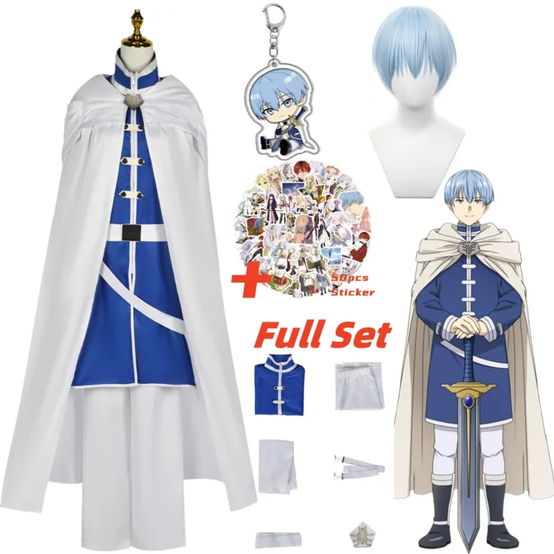Anime Frieren Beyond Journey's End pegatinas Himmel Cosplay disfraz Himmel peluca Halloween carnaval fiesta de Navidad ropa de mujer