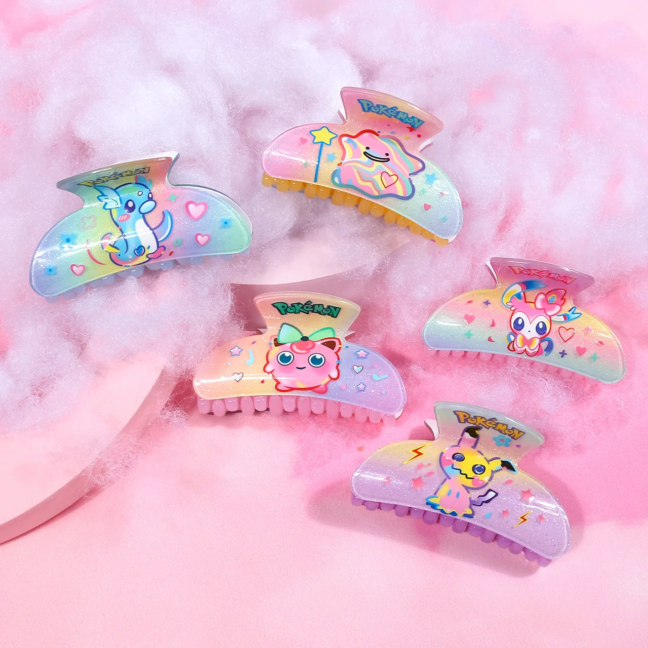 1 قطعة/5 قطعة سلسلة البوكيمون مشبك شعر كليب إكسسوارات الشعر الزخرفية دبابيس الشعر اليومية العملية الملونة لطيف الحلو إكسسوارات الشعر #3