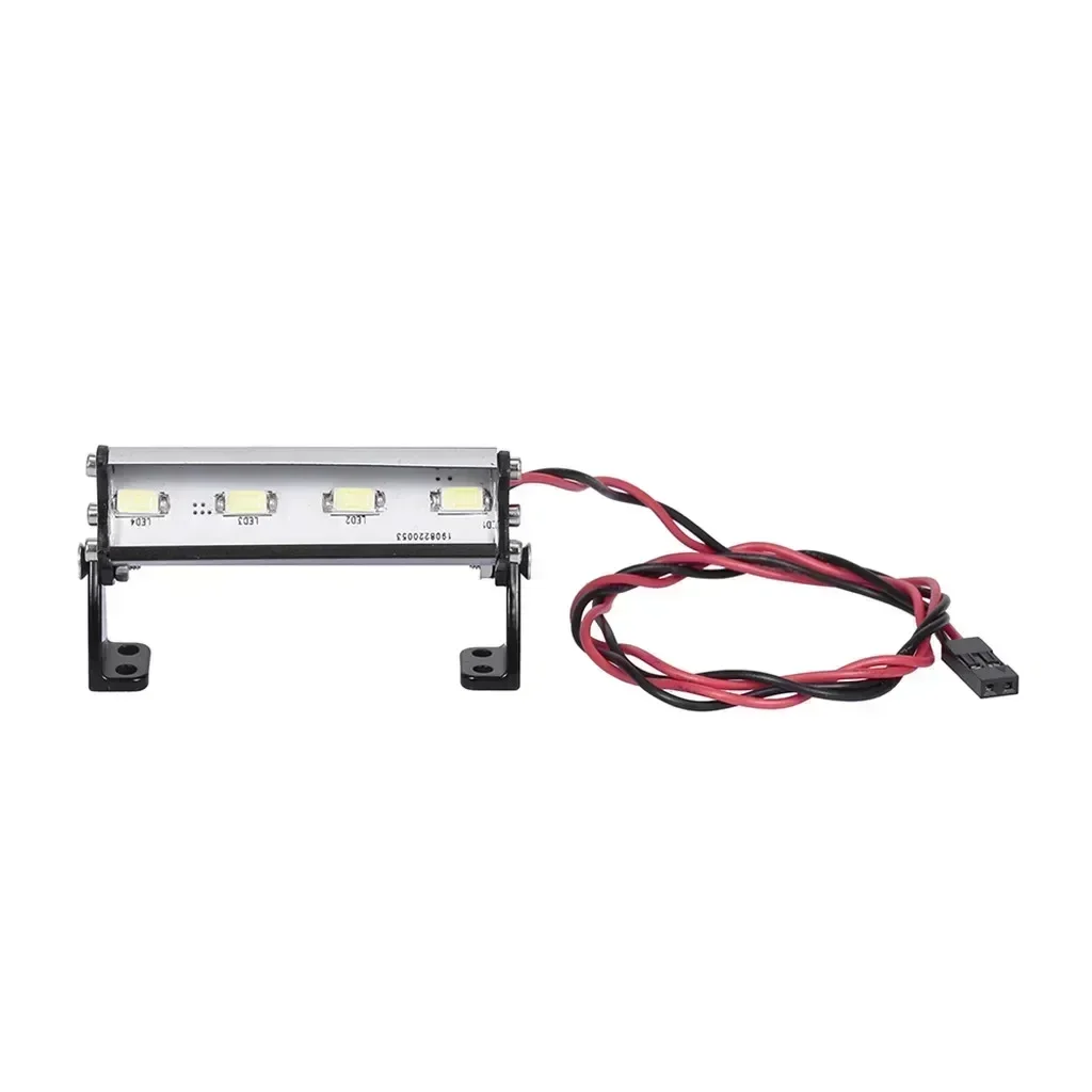 

50mm RC Car Roof Headlights RC Off-Road Dome 4 LED Lights for TRXS Teton Summit Redcat Volcano ECX Temper Rukus AMP