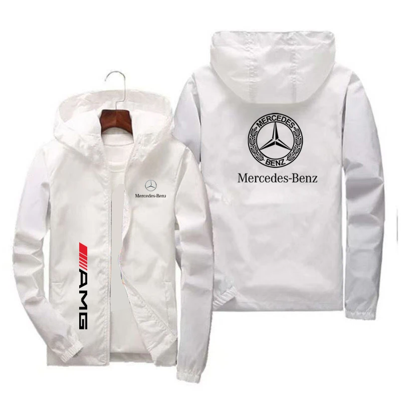 2024 Men\'s and Women\'s Mercedes Benz Motorcycle Riding Windbreakers, Men\'s and Women\'s Sports Windbreakers, Sports and Leisure