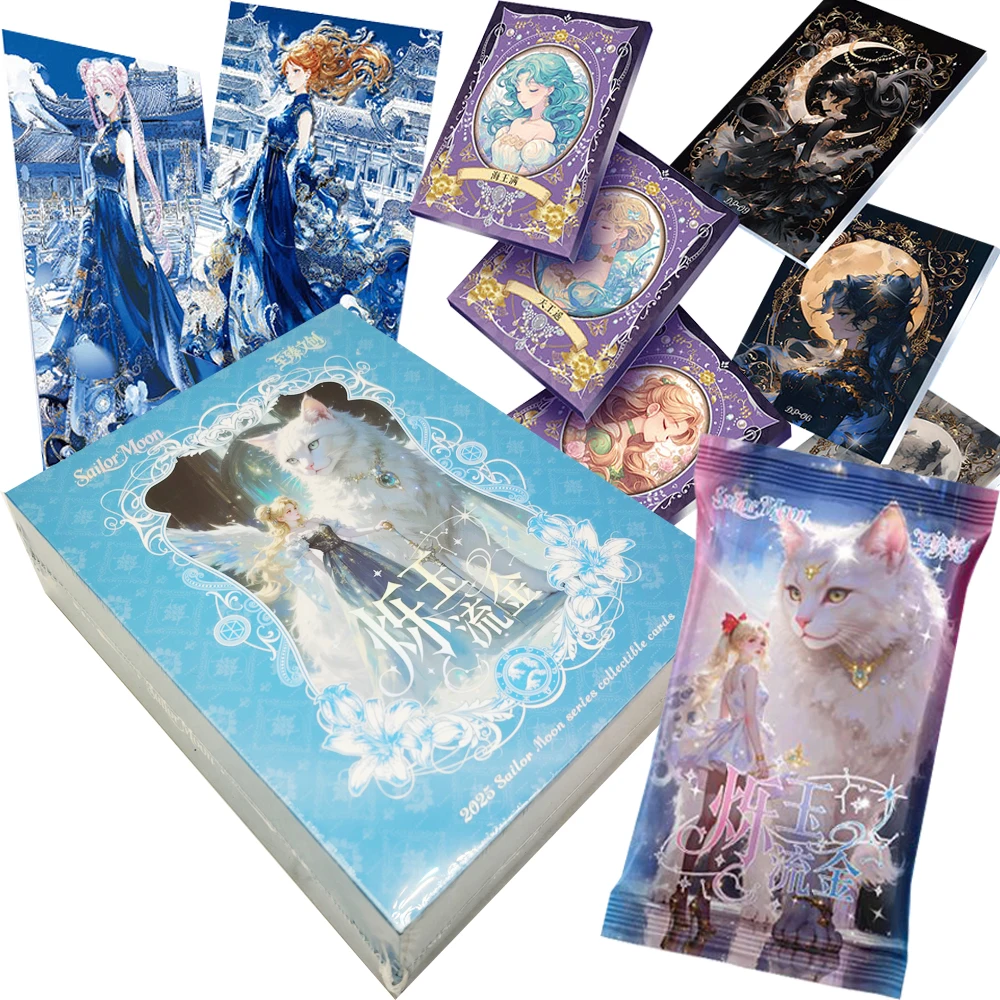 

Japanese Anime Sailor Moon Collection Cards Tsukino Usagi Chibiusa Exquisite and Beautiful Anime Character Portrait Cards Gifts