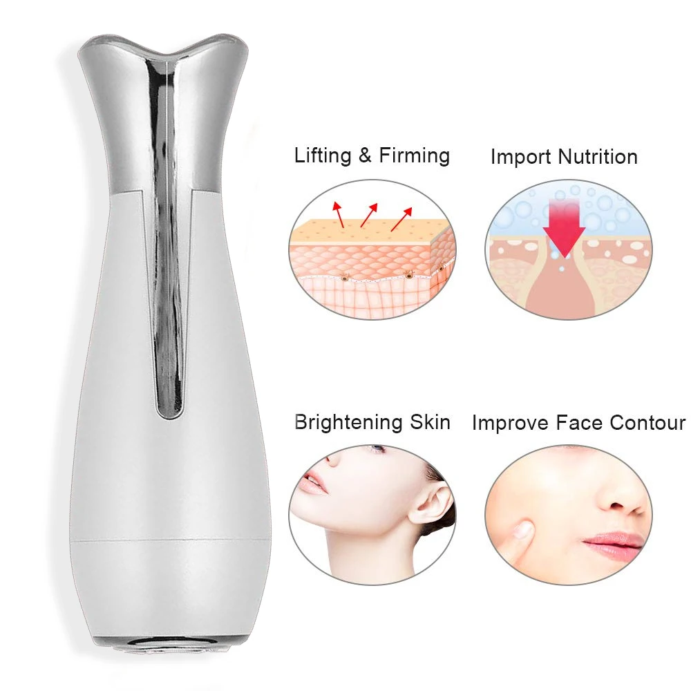 Electric Magnetic Introducer Instrument Help skin Absorption Portable Led Light Vibrat Beauty Tool Skincare Rejuvenating