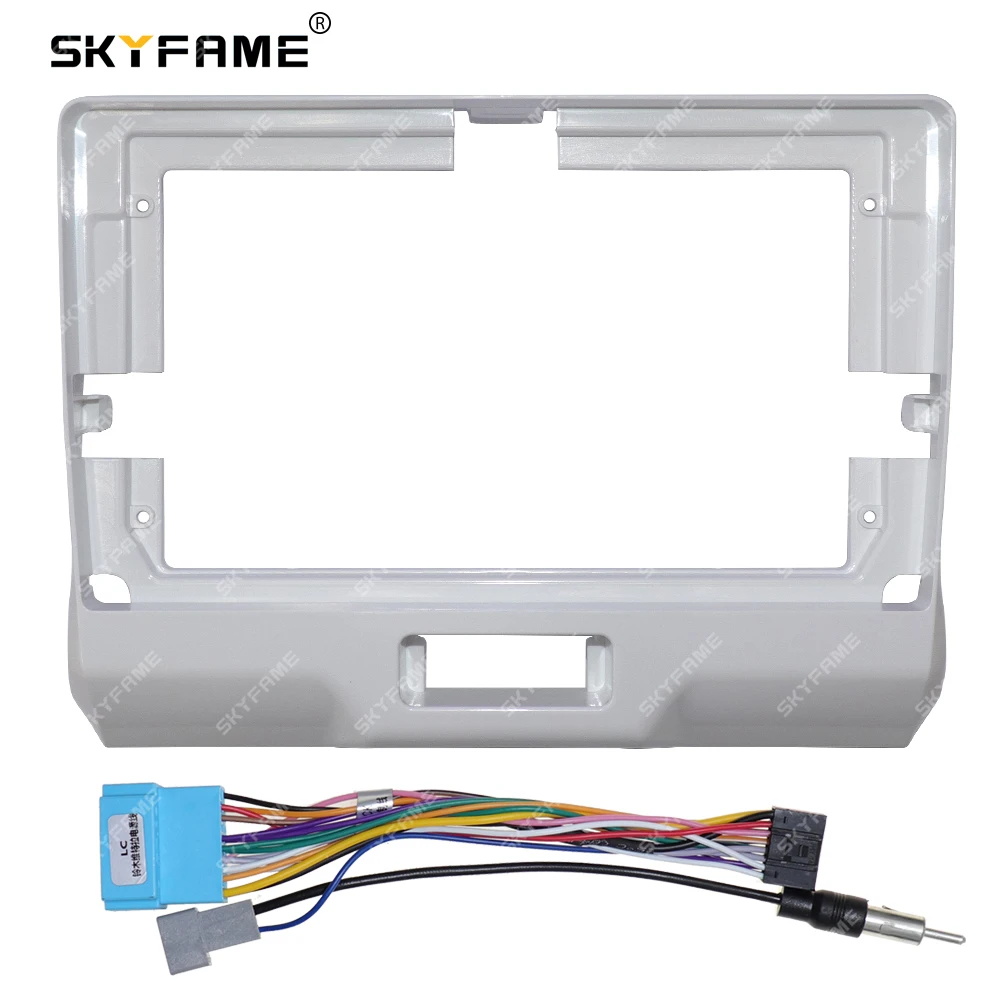 SKYFAME Car Frame Fascia Adapter Android Radio Audio Dash Fitting Panel Kit For Suzuki Hustler