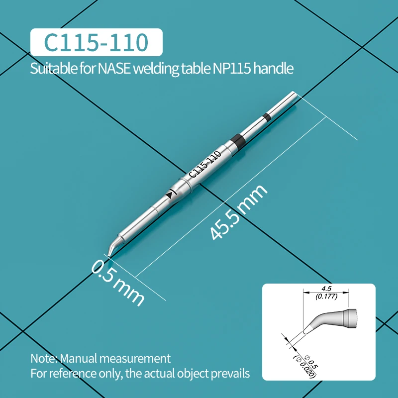 C115 Soldering Iron Tip C115-117/113/114/112/109/127/101/110 for JBC Soldering Station Precision Repair SMD PCB Tools