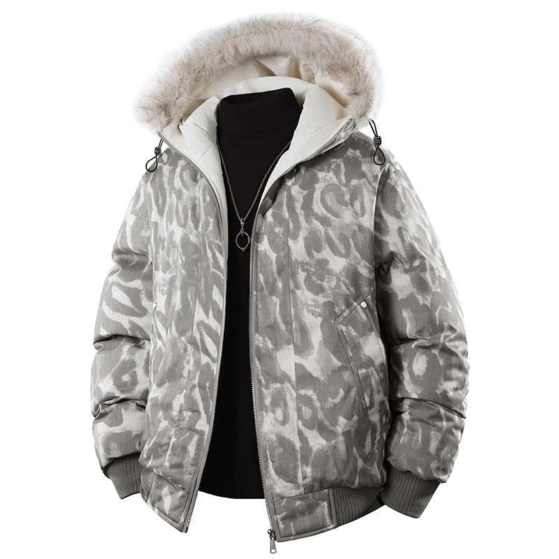 Verdicken Warme Mit Kapuze Männer Parkas Outdoor-Mode Winddicht Männliche Kleidung Qualität Komfortable Zipper Oberbekleidung Winter Casual Trend