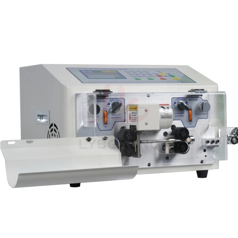 

2026 Hot Sale SWT-608-HT2-6S 6-Wheels Round Sheath Wire Peeling Stripping Cutting Machine Automatic Wire Stripper Touch Screen