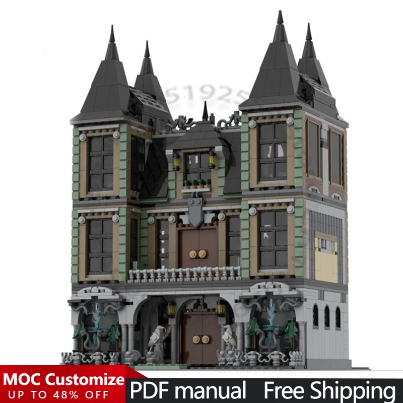 Set di Costruzioni Modulari 3041 Pezzi, Modello di Edificio Personalizzabile, Giocattolo Educativo DIY per Ragazzi, Regalo Festivo