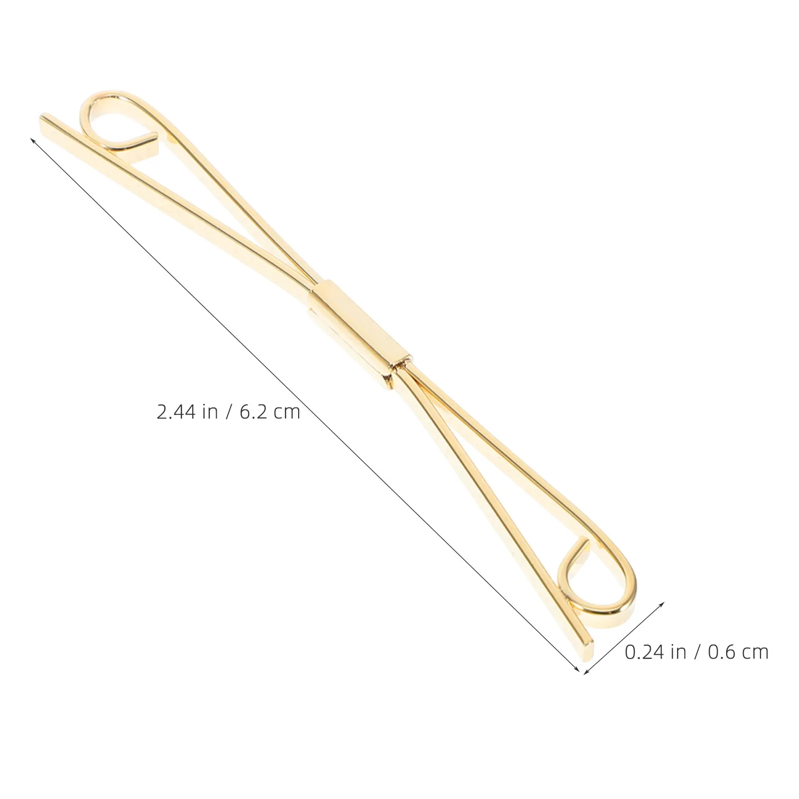 4pcs Retro Metal Collar Pin Copper Lapel Clip Shirt Tie Necktie Pin Sweater Closure Clip Business Shirt Collar Stay Tie Pins