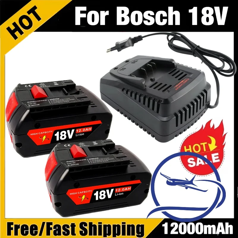 

Upgraded 18V 12.0Ah Small and Lightweight Li-Ion Battery for Procore 1600A016GB for Bosch 18V Max Cordless Power Tool Drill Bit