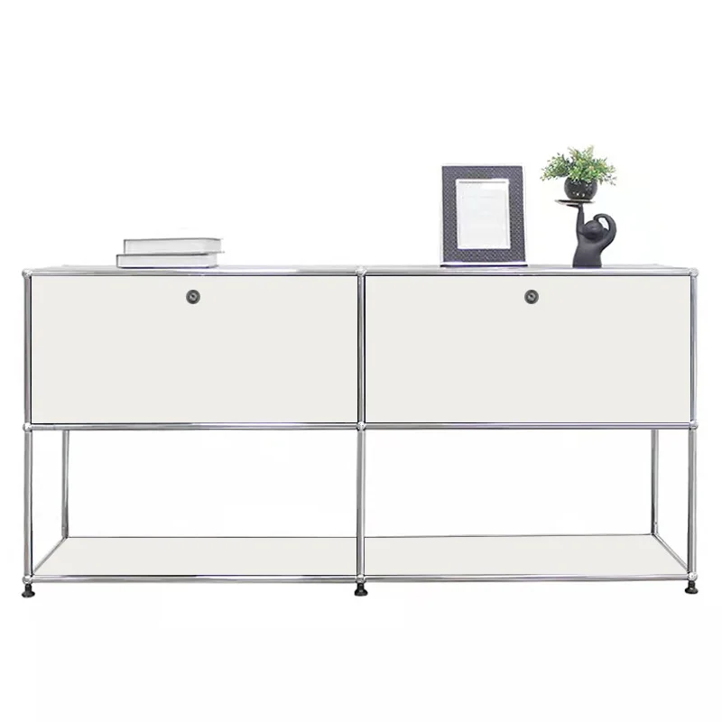 

Modular combination Edge cabinet Stainless steel TV cabinet Modern storage cabinet Household