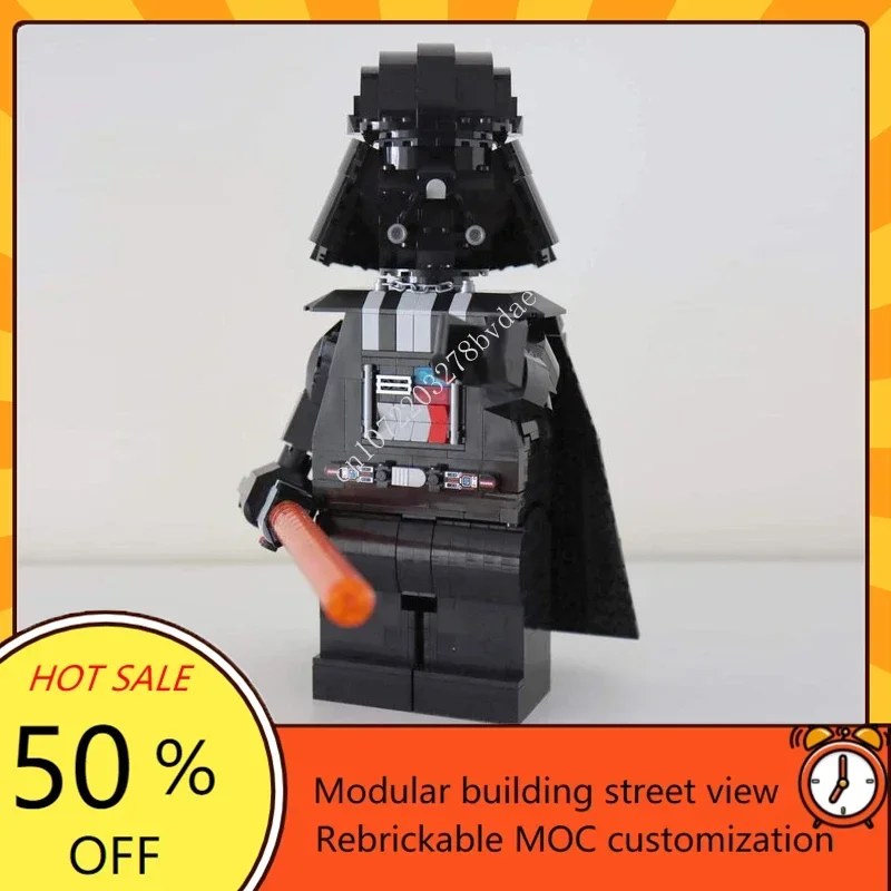 929PCS MOC Space Battle Series Darth Mega Vader Figure Model Custom Puzzle Technology   Creative Assembly Toys Kids Gifts