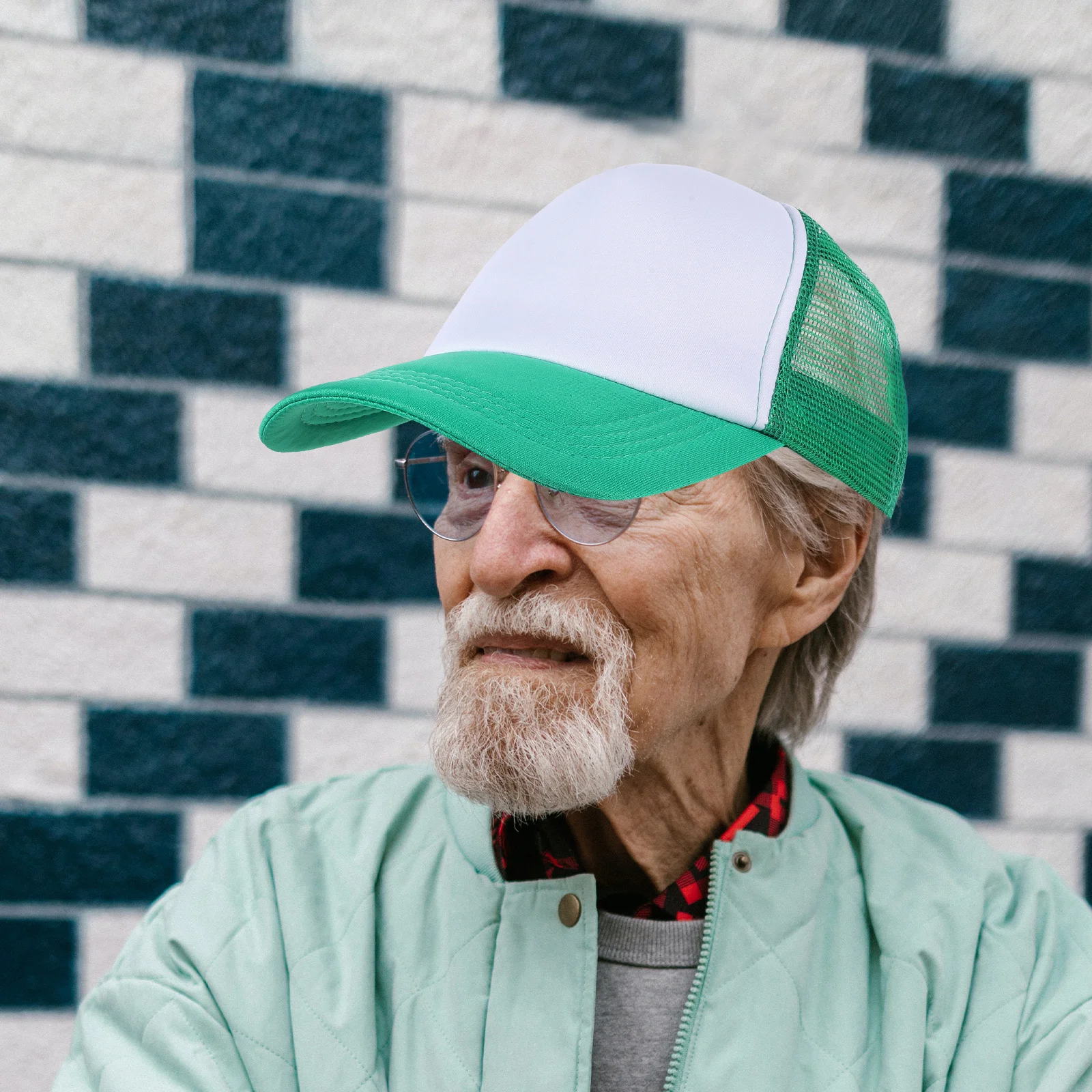 10 Stück DIY Sublimations-Baseballkappen, Blanko-Netzkappen zum Bedrucken, Leichte Unisex-Kappen für Outdoor, Angeln, Camping, Wandern, Partys