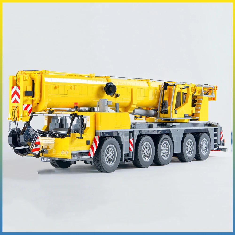 

NEW MOC 4599PCS City Engineering Series 1:24 Scale Liebherr LTM 1250-5.1 Crane Creative Ideas ChildrenToy Gift Technology Blocks
