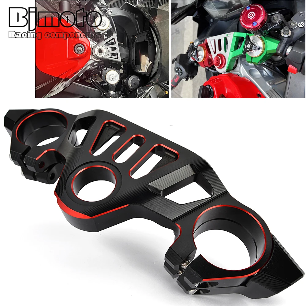 RS 660 RS-660 Motorcycle Top Triple Clamp CNC Aluminum Upper Fork Holder Panel For Aprilia RS660 2021 2022 2023