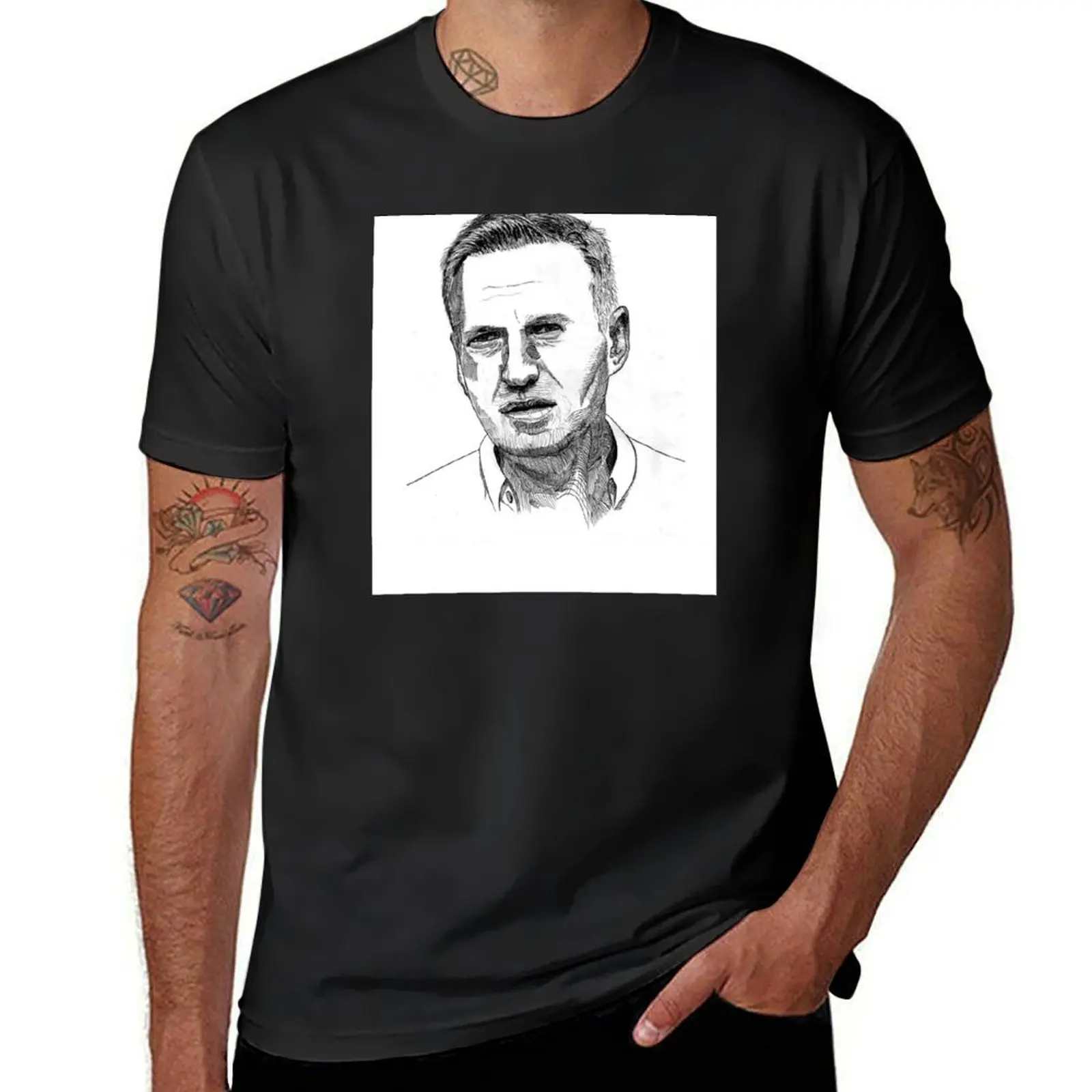 Alexei Navalny - T-Shirt plus sizes blanks customizeds sweat shirts, men