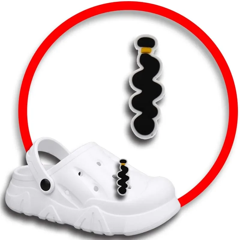 Dijes de zapatos de herramientas de peluquería para Crocs, sandalias, alfileres de zuecos, accesorios de decoraciones de zapatos, insignias para hombres y niños