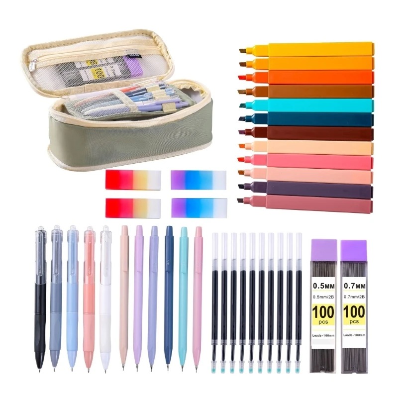 Suministros escolares Set regalos Conjunto lápiz lápiz escolar para oficina en aula