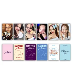 6 unids/set KPOP NAYEON álbum individual tarjeta fotográfica ABCD postal de doble cara tarjetas Lomo colección de Fans regalos