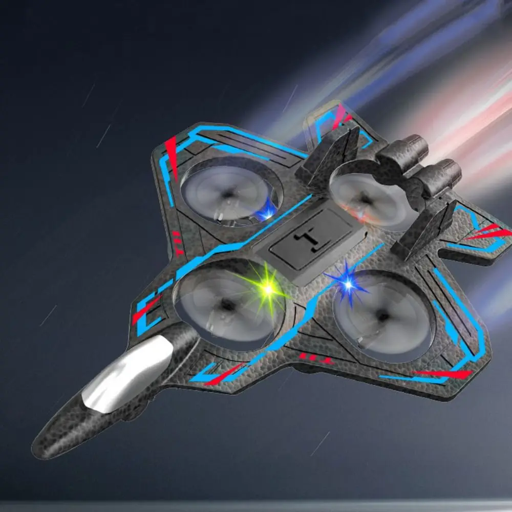 Espuma EPP Control remoto combate de espuma detección de gravedad recargable helicóptero de cuatro motores duradero 2,4G acrobacias RC Hobby Jet avión