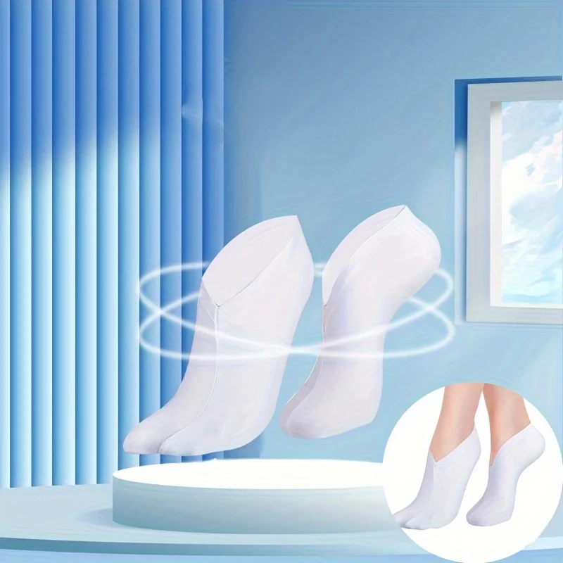1/2/3Pairs Moisturizing Socks, Overnight Spa Socks for Dry Feet | Cosmetic Moisturizing Socks for Women And Men-White