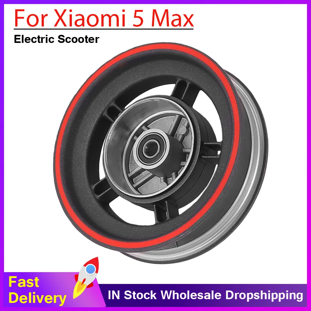 

10 Inch Front Wheel Hub Rim for Electric Scooter Replacement Accessories for Xiaomi 5 Max Tire Wheels Hub Parts
