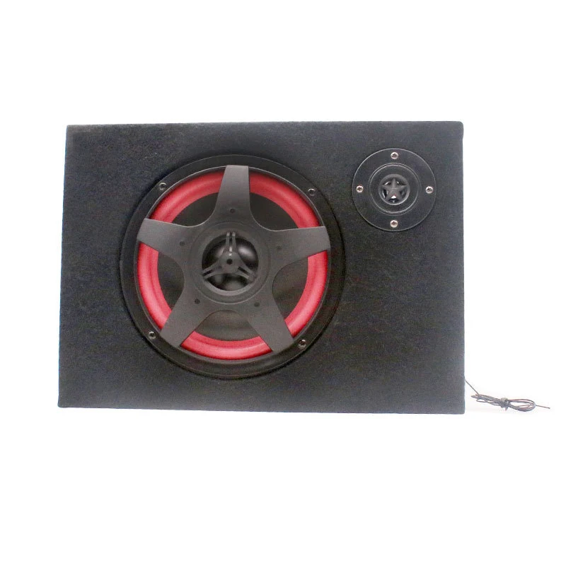 High-power Car Subwoofer 12V/24V/220V Bluetooth Three-purpose 6-inch Square Card Car Subwoofer