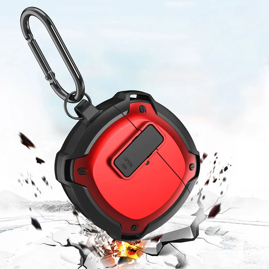 Funda protectora a prueba de golpes para Huawei Freebuds 4, carcasa para auriculares gratis, caja de carga 4E con gancho