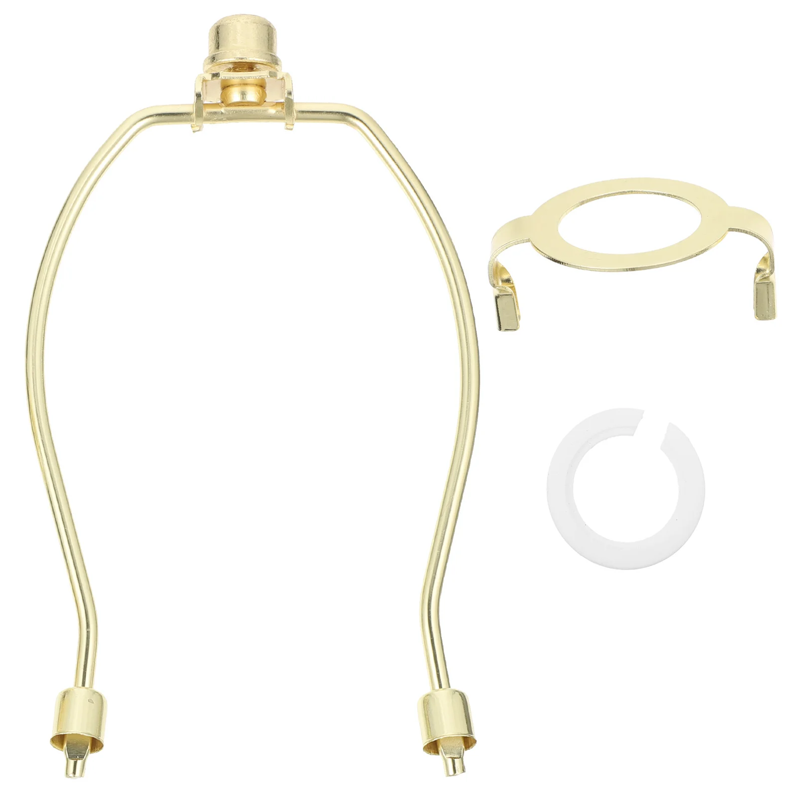 

1 set Heavy Duty Lamp Shade Bracket Golden Metal Horn Stand E26 E27 E14 Base Adapter Lighting Accessories Parts Hardware