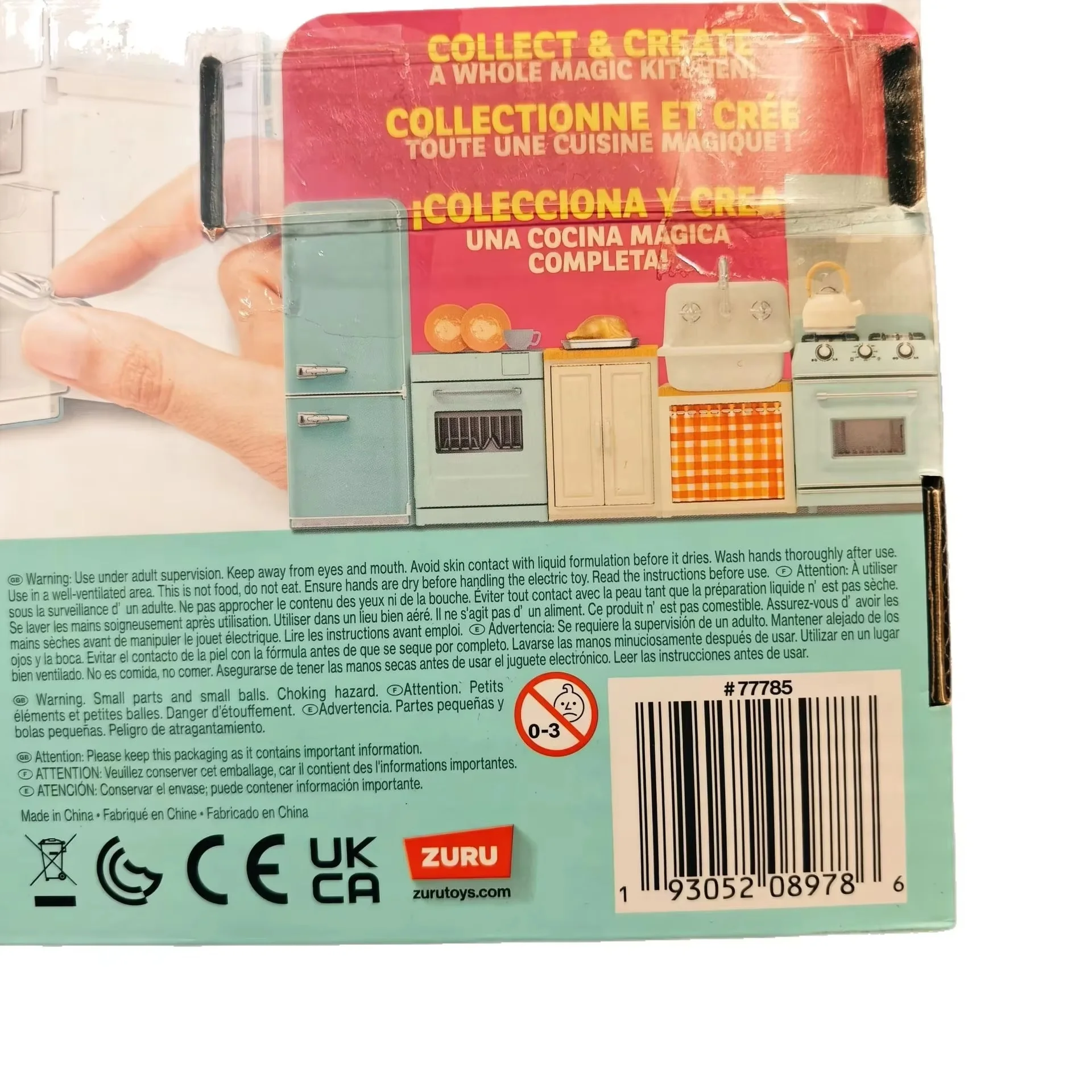 

Игровой набор Zuru Mini Brands Fill The Fridge: мини-холодильник со светодиодной подсветкой, коллекционные миниатюрные игрушки-еда, модный подарок в закрытой коробке