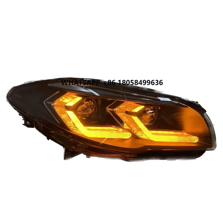 

Right Hand Drive RHD Projector Lens LED Headlights for 2010 2011 2012 2013 5 Series F10 with Non-adaptive Xenon