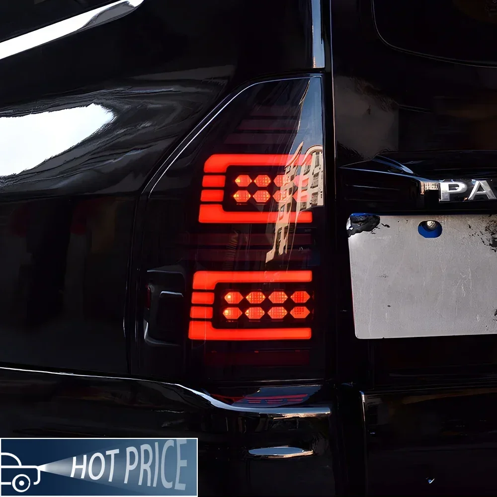 For Mitsubishi Pajero V73 2004-2014 Auto Rear Back Lamps Upgrade Dynamic Signal Light Accessories LED Car Taillights Assembly view 3