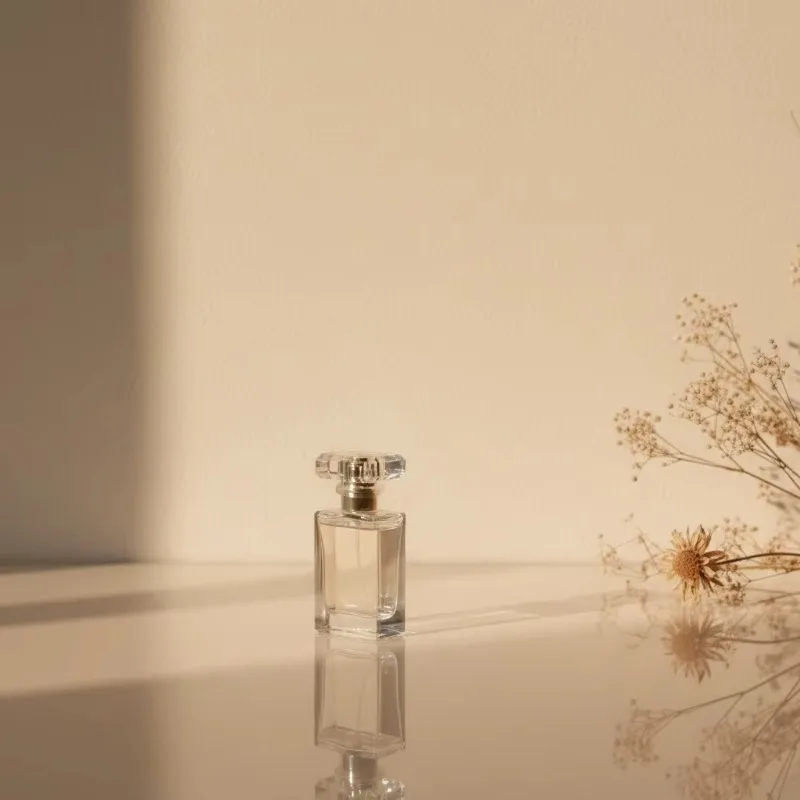 5PCS 30ml/50ml Flat Square Empty Glass Sprayer Luxury Refillable Vessel For Fragrance And Parfum Storage
