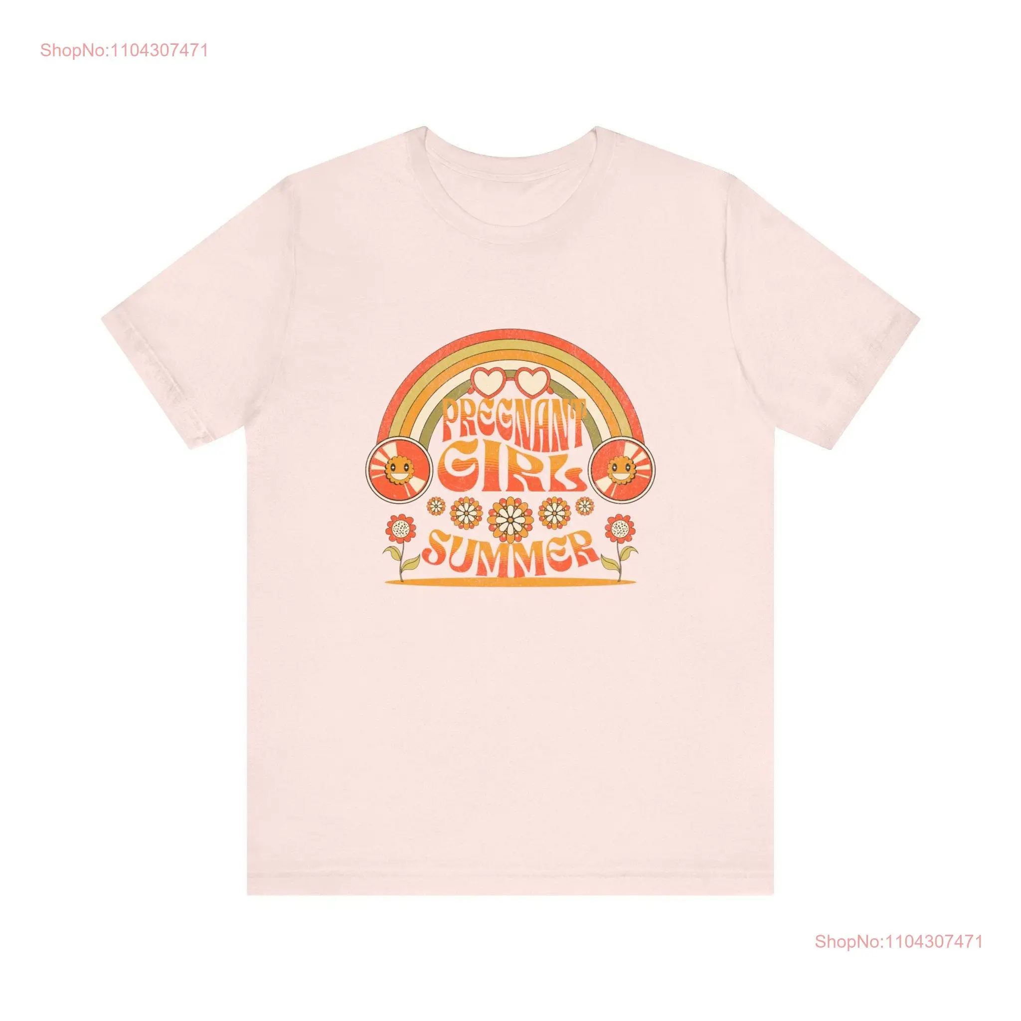 Pregnant Girl Summer Jersey  T Shirt long or short sleeves