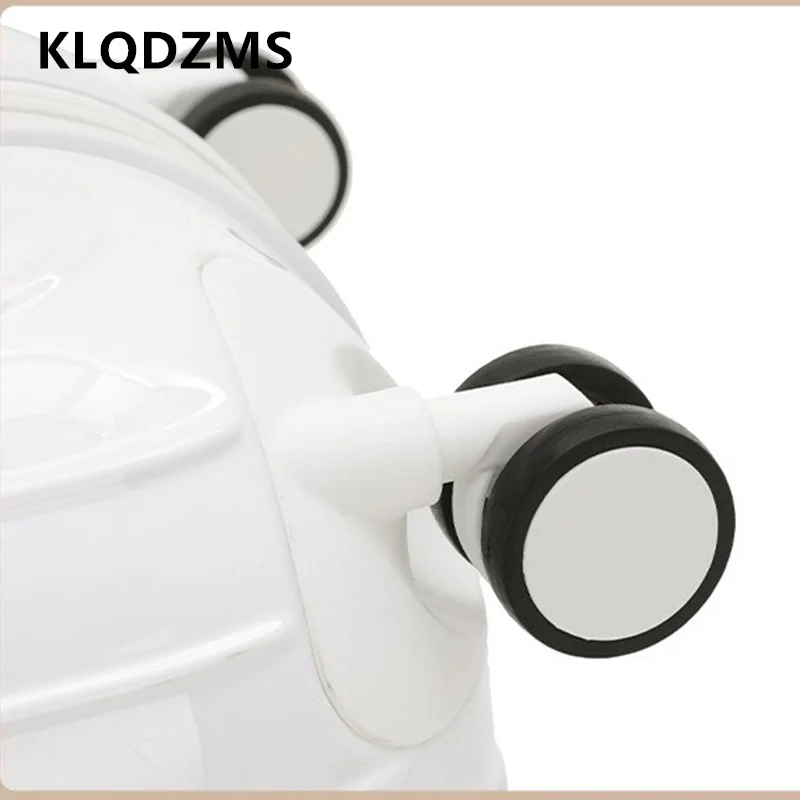 KLQDZMS Carry-on Travel Luggage Front Opening Boarding Box USB Charging Trolley Case 20