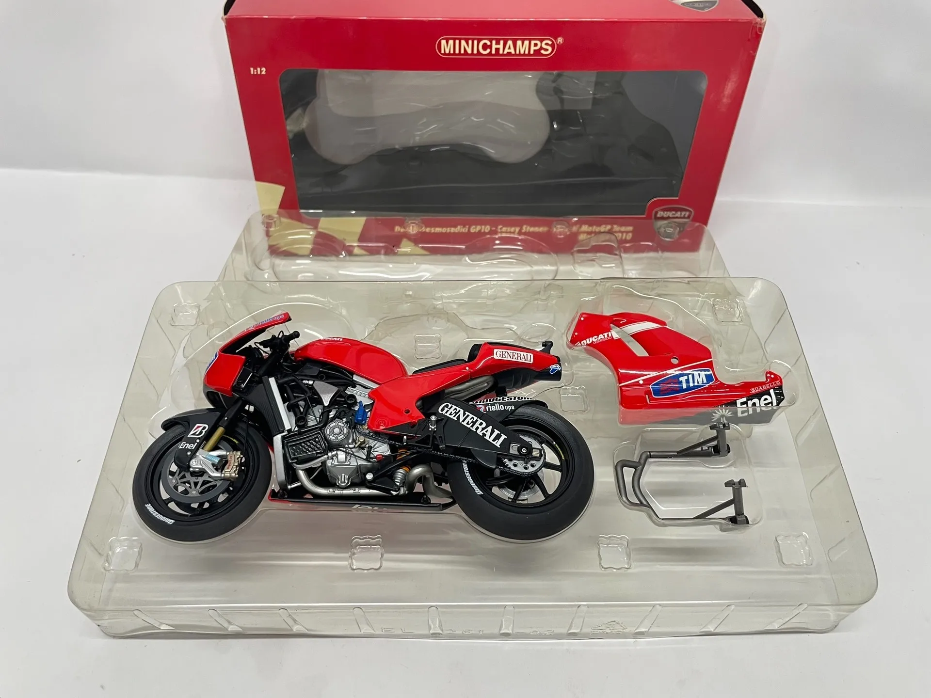 

Minichamps 1:12 Desmosediki GP10 Casey Stoner 2010 Simulation Limited Edition Alloy Metal Static Motorcycle Model Toy Gift