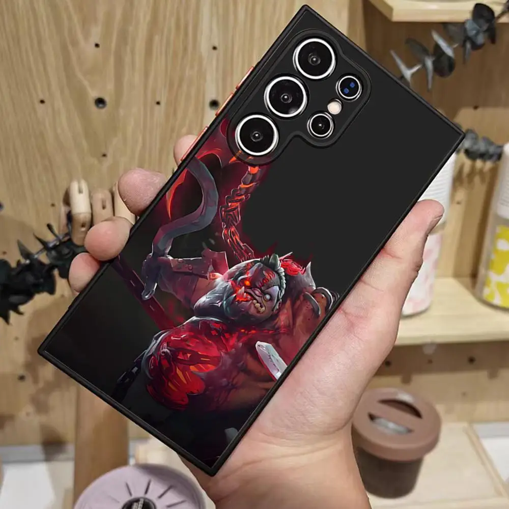 D-Dota 2 حافظة لهاتف سامسونج S25 Ultra S23 S24 Fe S21 S22 Plus S23 Fe S24 Ultra S21 Fe غطاء غير لامع