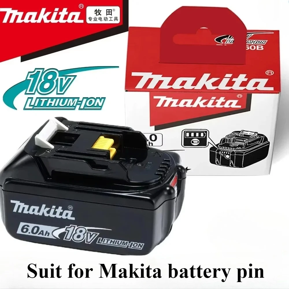100 % Original für Makita 18 V Akku Pin 6,0 Ah BL1860B BL1840 BL1830B BL1850B BL1850 BL1860 BL1815 Ersatz-Lithium-Akku