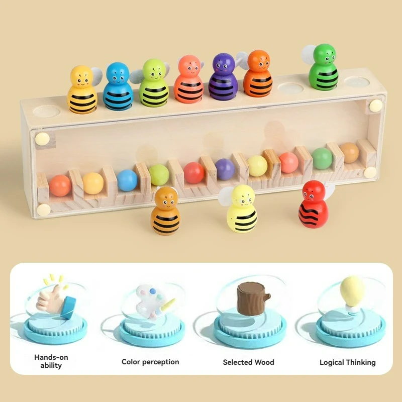 論理的思考記憶ボードゲーム子供のおもちゃインタラクションカラーマッチングスマートモンテッソーリ教育創造的な知的おもちゃ