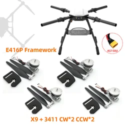 EFT professional E416P delivery drone frame long range payload for sale 16kg payload heavy lift cargo drone for delivery service