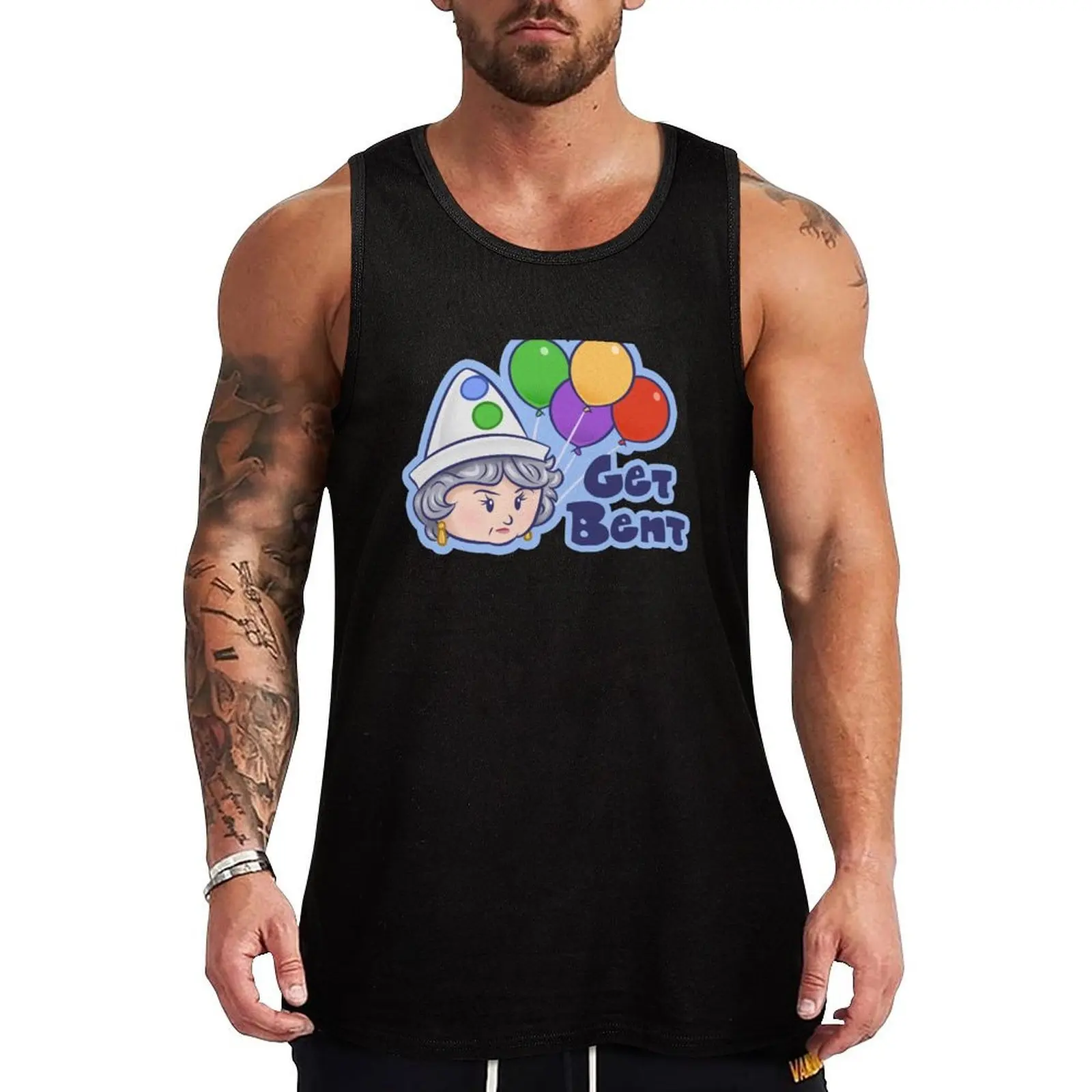 

Get Bent Tank Top gym t-shirts man sleeveless Men's t-shirts cotton t-shirts man clothing men
