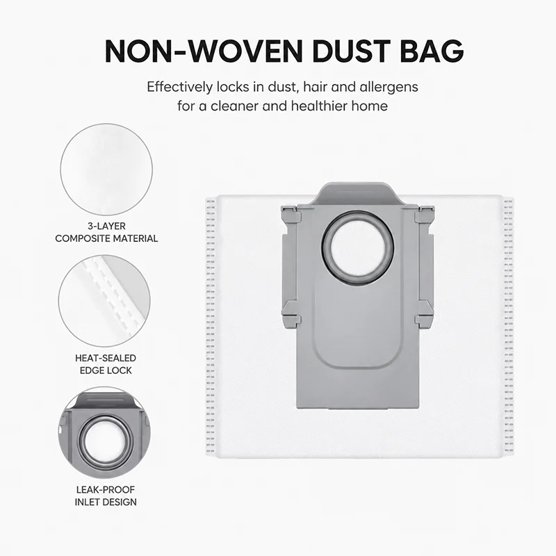 Roborock S8/S8+/S8 Pro Ultra Robot Vacuum Cleaner Accessories Main Side Brush Mop Cloth Hepa Filter Dust Bag Spare Parts image 4