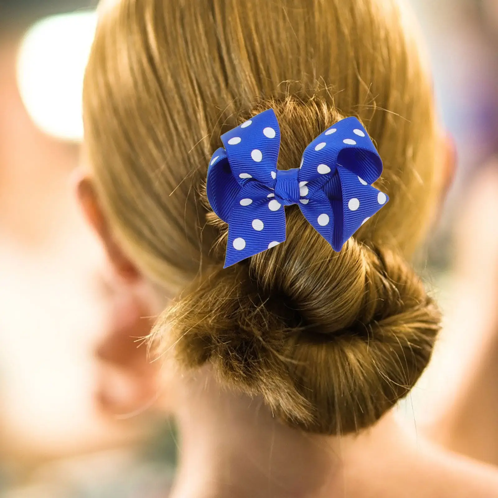 20Pcs Blue Hair Bows Clips Scrunchies Hair Ties Ponytail Holders Barrettes for Girls Party Celebration Birthday Christmas New