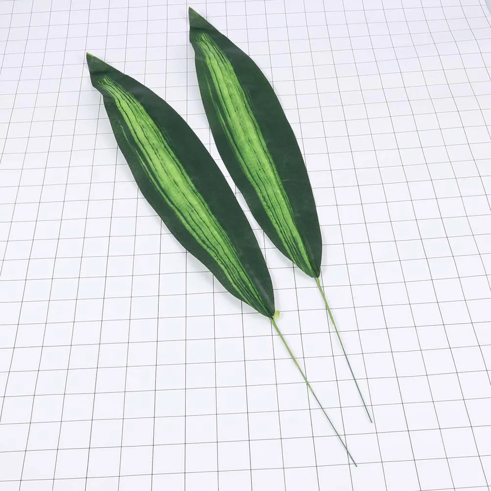 

10Pcs Artificial Plant Leaves High Simulation Tropical Monstera Dracaena Fragrans Green Foliage Home Garden Balcony Decoration
