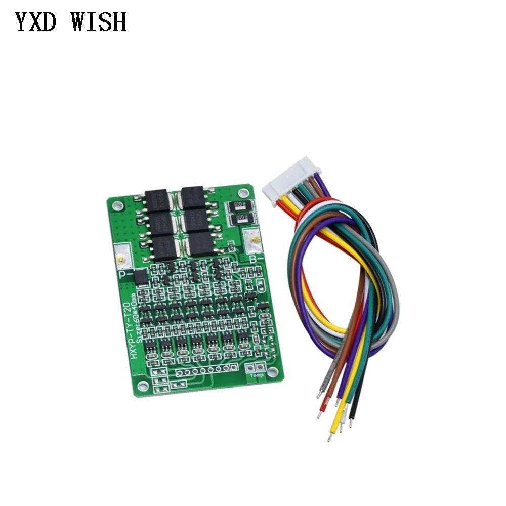 7S 29.4V BMS Lithium Battery Protection Board Charger Module with Balance For 18650 Li-ion Lithium Battery Module