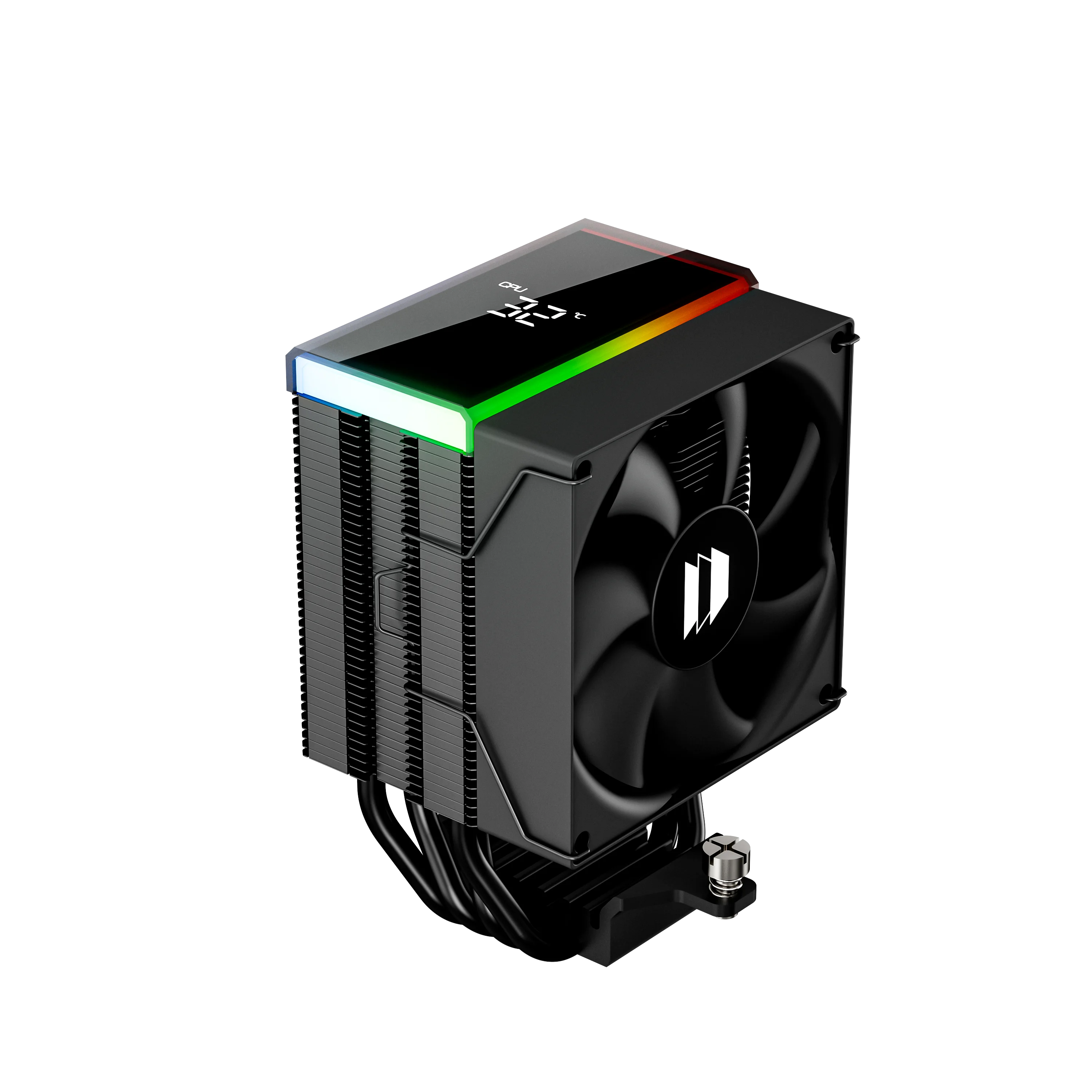 UPSIREN Walrus Neon 90 Digital 4 Heatpipe Direct Touch CPU Воздушный охладитель Высокопроизводительный вентилятор поддерживает INTEL LGA1851/1700 AMD AM5