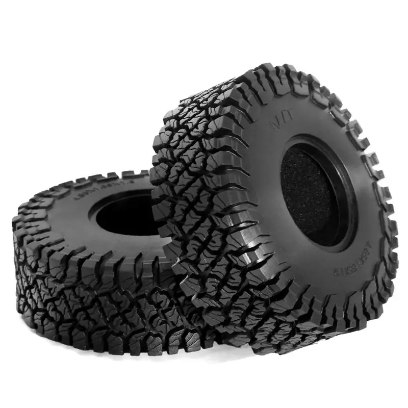 AS96-Durable 4Pcs 1.9Inch 118Mm Rubber Tires For RC Enthusiasts With 1/10 TRX4 SCX10 90046 W186 Models