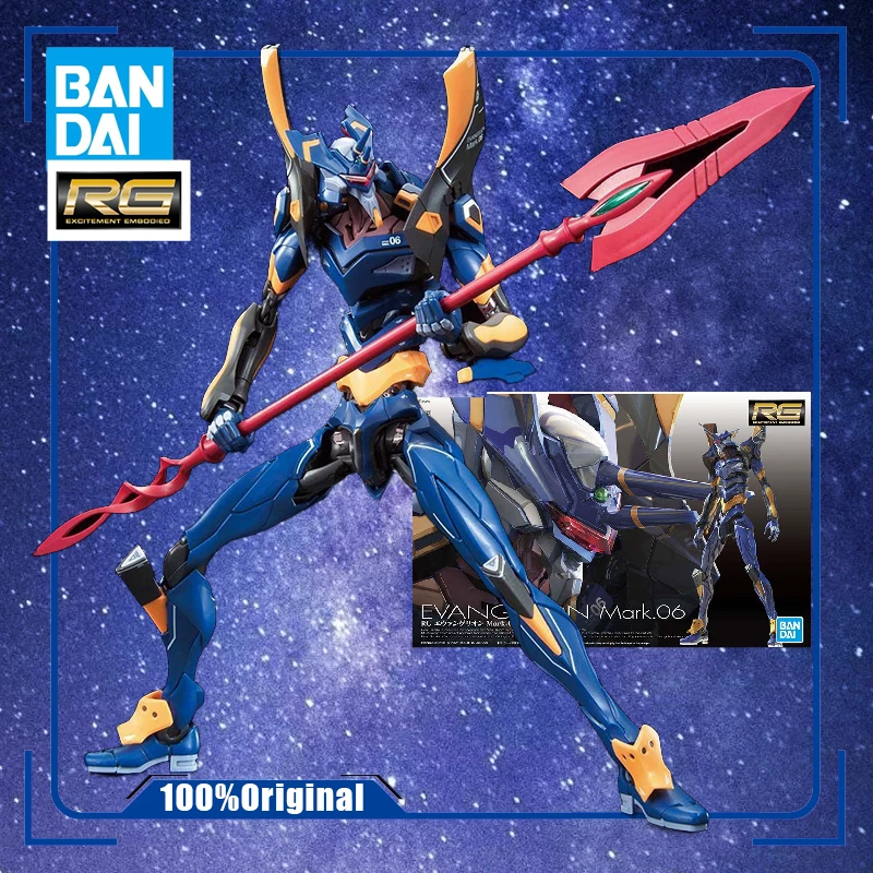 

Stock BANDAI Original GUNDAM RG EVA SERIES EVA MARK.06 Assembled Animated Character Models Of High Quality Collection